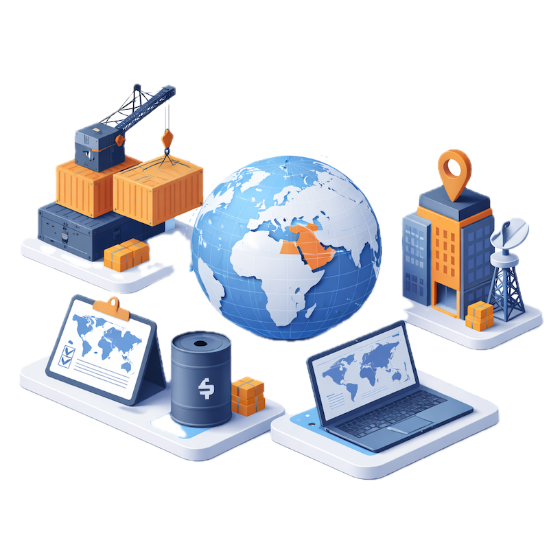 Global Reach Isometric Illustration